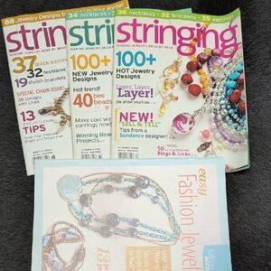 2008 2009 Stringing Beading Magazine Back Issues Crafting Projects Jewelry